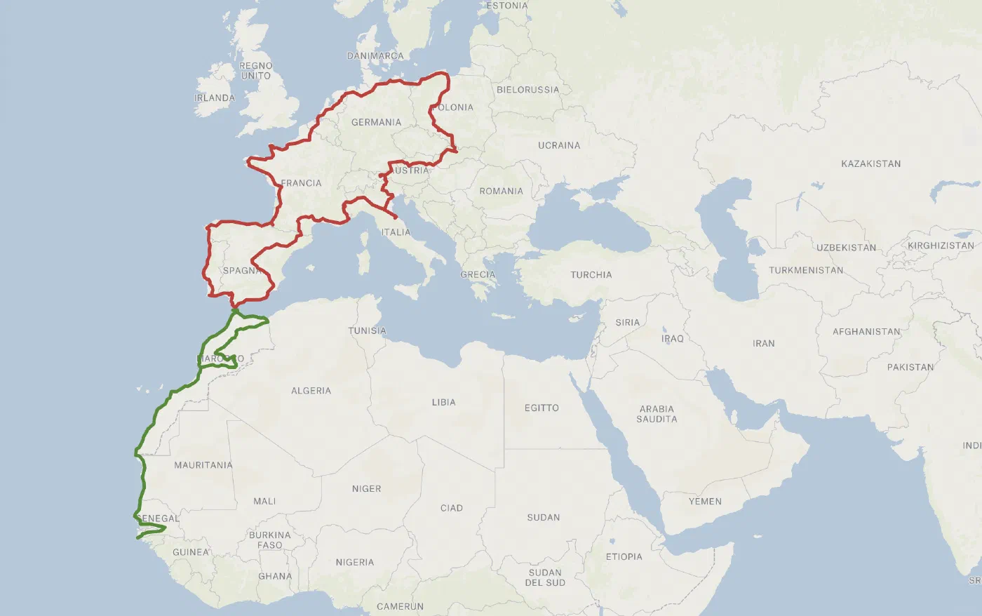Direzione Dakar